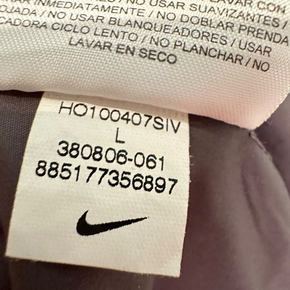 Nike Size Large Spring Windbreaker Training Running Track Jacket Black - Picture 11 of 16